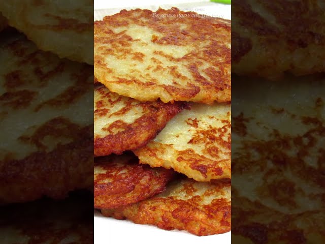Если готовлю драники из картошки, то только так! Самые вкусные картофельные драники, деруны