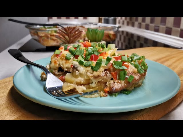 Беру самое дешевое мясо! Это вкуснее чем по-французски и про гарнир не нужно думать!
