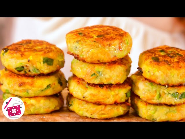 Боже как вкусно! Кабачки вкуснее мяса! Просто натрите 1 кабачок и 2 картошки! Такая вкуснятина!