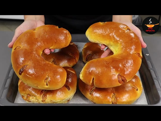 Всегда удачное тесто! Сдоба фигурная Колос или пуховые булочки к чаю