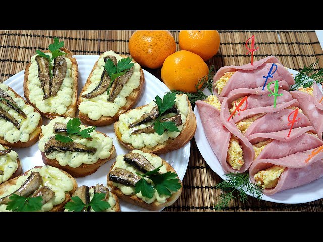 Две оригинальные закуски из самых простых продуктов