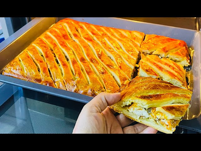Как это вкусно. Пирог с потрясающей начинкой. Рецепт пушка. Я хочу делать это каждый день. Тающий во рту