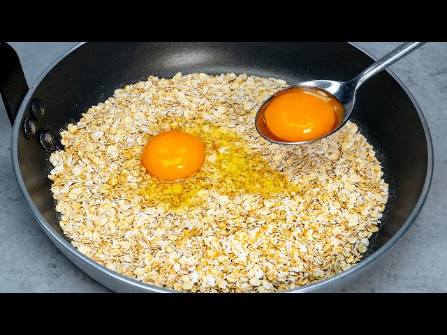 Смешайте овсянку с яйцами! Ничего вкуснее вы не ели!