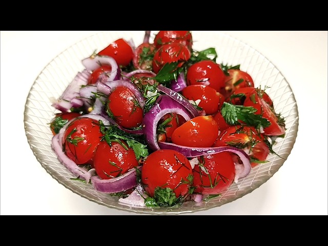 Так вкусно, что хочется ложкой есть! Закуска из помидоров черри
