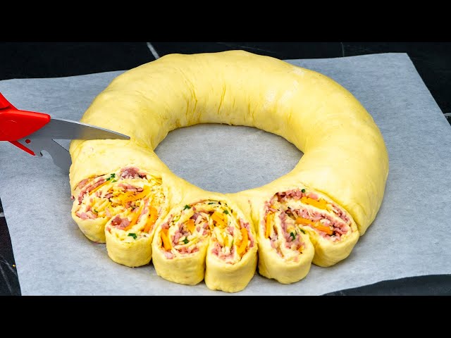 Проще, чем вы себе представляете! Вкусная закуска из слоеного теста – ножницами!