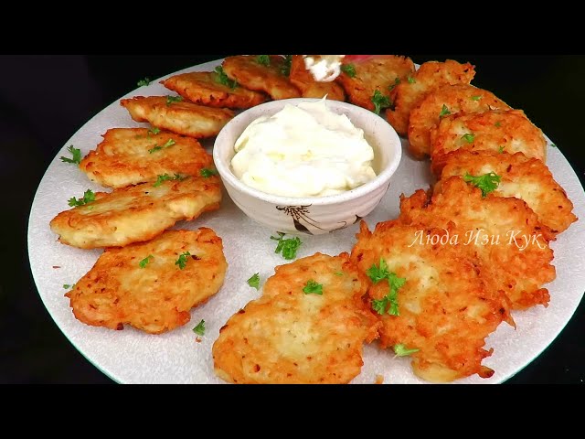 Драники, котлеты с курицей. Деруны с куриным фаршем. Вкусный обед или ужин из картофеля. Люда Изи Кук