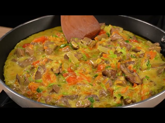 Хитрость, которая облегчила мне жизнь! Я готовлю куриную печень именно так