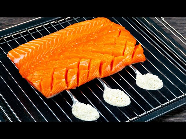 Секрет, который скрывают повара! Вот как приготовить вкуснейшего лосося!