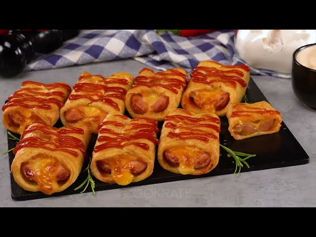Этот рецепт колбасок в слоеном тесте ищут все! Просто и вкусно