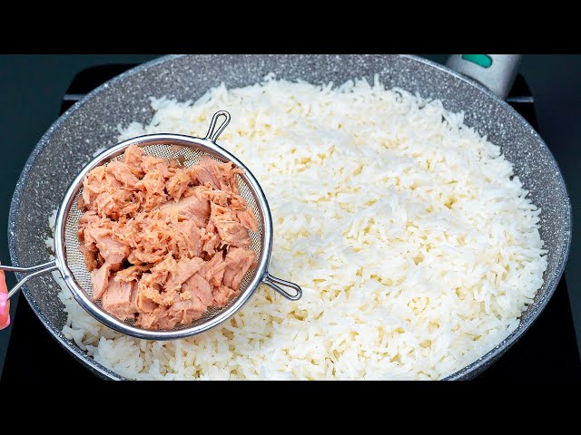 Я только что нашел самый гениальный способ приготовить рис с тунцом!