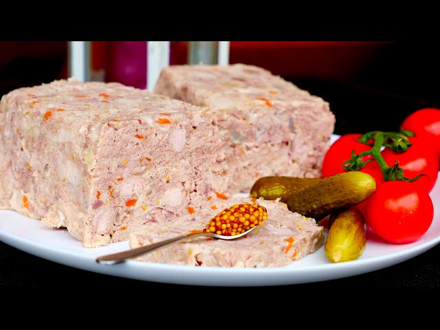 Домашний зельц. Намного вкусней колбасы