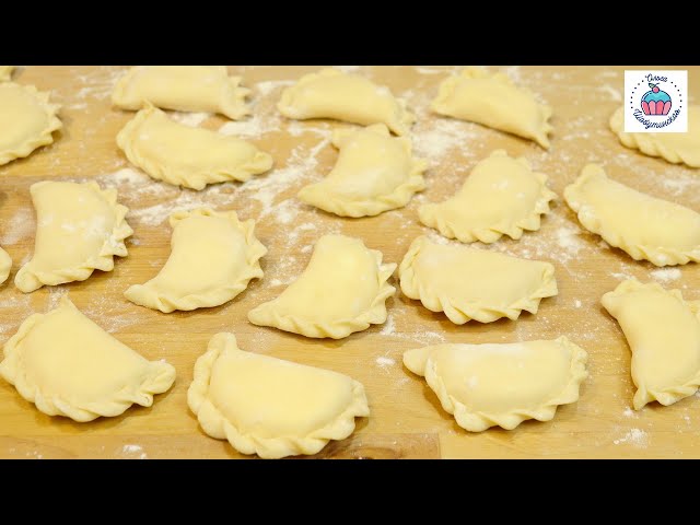 Вареники с картошкой и творогом, моё любимое тесто на кефире!