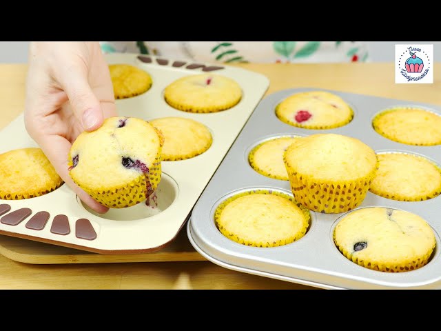 Идеальные ванильные кексы на кефире! Очень пышные, вкусные и бюджетные!
