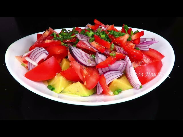 Вкусный и полезный салат с авокадо и помидорами на каждый день. Люда Изи Кук. Обед, ужин
