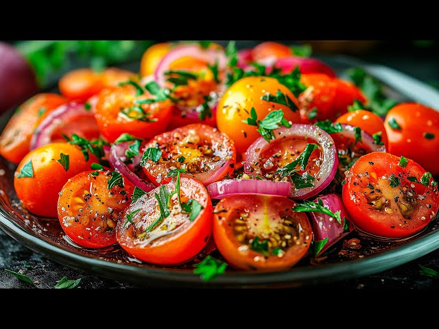 Вкусный салат из помидоров