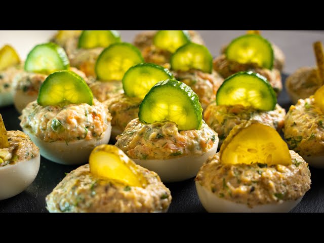 Фаршированные яйца - рецепт, который разнообразит ваш стол!