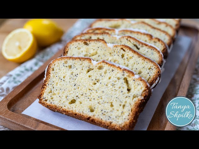 Лимонный кекс с маком