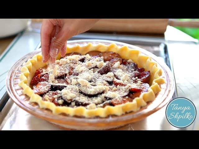 Шикарный сливовый пирог - успейте приготовить, пока сезон слив!