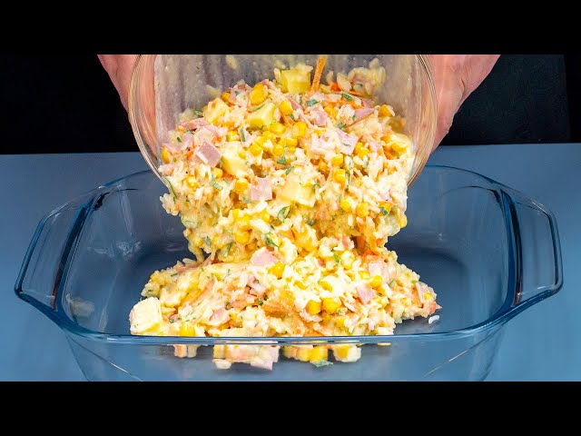 Вкусный ужин из риса менее чем за 30 минут. Гениальная идея