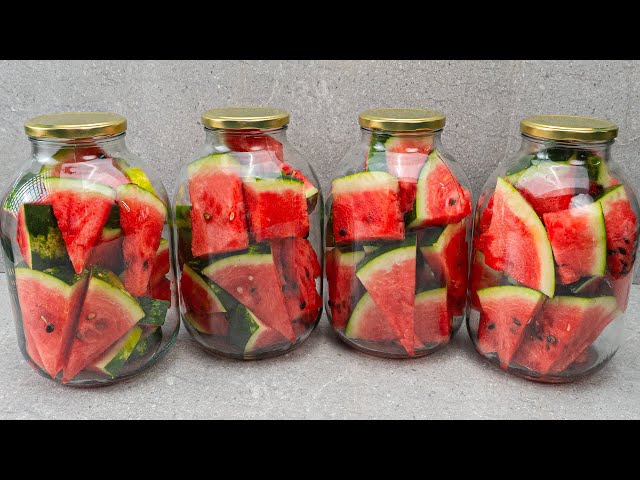 Я научила всех своих друзей, как приготовить лучший арбуз в банке!