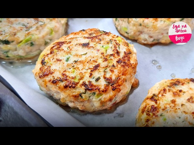 Самые сочные и пышные котлеты из куриного филе без картошки и хлеба за 25 мин! Рецепт куриных котлет