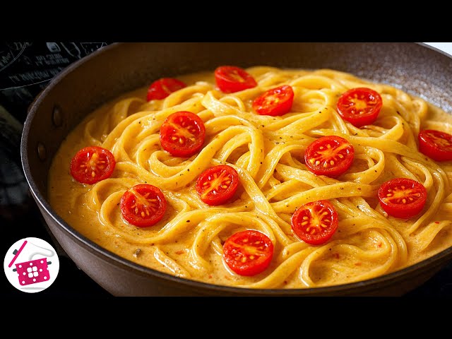 Когда нет времени, готовлю это! Паста с кабачками и сливочным сыром. Простой и вкусный рецепт