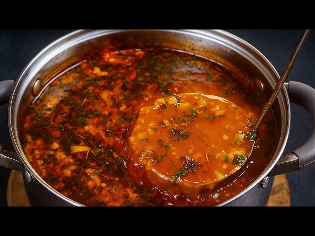 Самый вкусный грузинский суп с секретным ингредиентом! Одной тарелки всегда мало! Простой рецепт