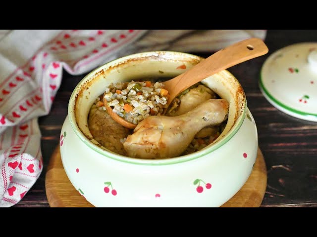 Закрыла крышкой и забыла! Как приготовить идеальную перловку с курицей в горшочках, без хлопот