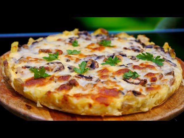Пирог жульен. Вкуснее пиццы и проще запеканки!