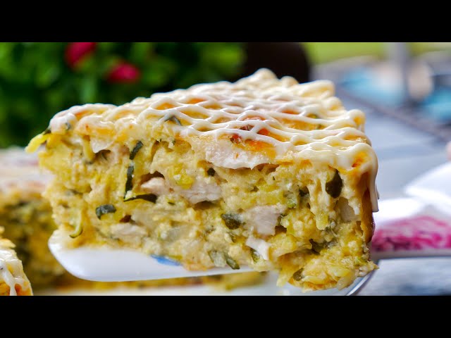 Супер вкусная запеканка из цукини за 30 минут!