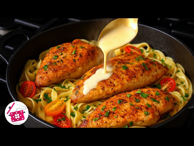 Готовлю так курицу с пастой на ужин каждую неделю! Простой и вкусный рецепт