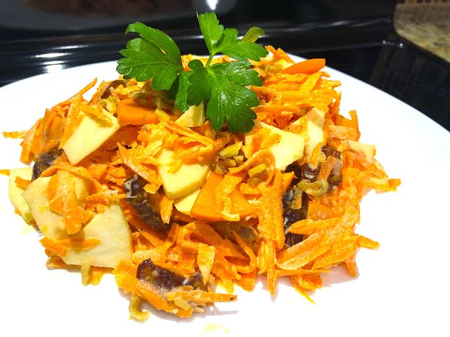 Салат из моркови. Готовим вкусно, чтобы весь съели. Салат на каждый день.