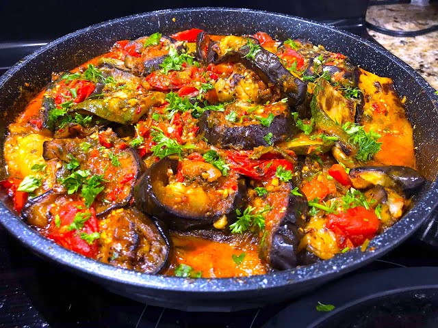 Баклажаны - самый простой рецепт очень вкусной закуски из баклажанов