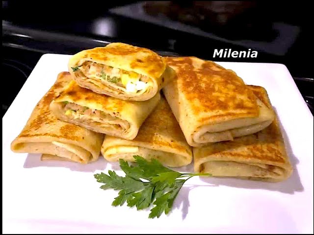 Блины с начинкой. Что-то новенькое! Очень вкусно, доступно и бюджетно!