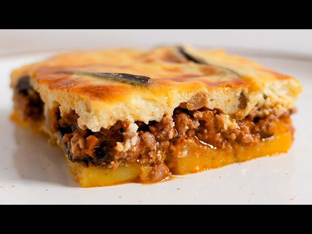 Это шедевр из фарша и баклажанов! Греческая мусака! Вкуснейший обед или ужин