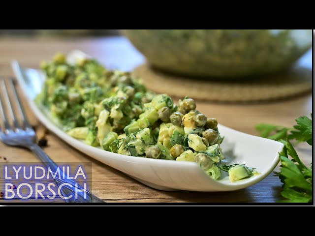 Салат пятиминутка - быстрый, вкусный, на каждый день.
