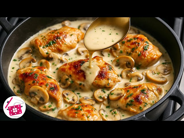 Курица в сливочно-грибном соусе. Когда не знаешь, что приготовить? Ужин без лишних хлопот