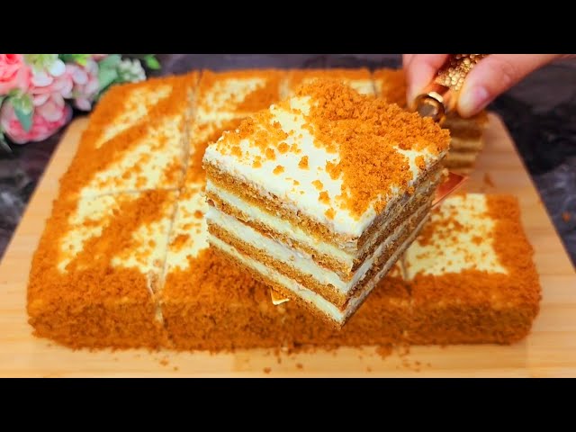 Никто не верит! Просто все перемешайте! Без раскатки коржей! Медовик