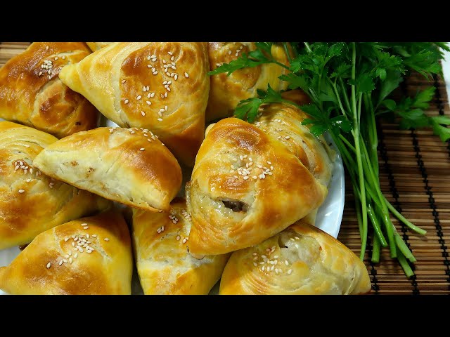 Домашняя самса с бараниной в духовке