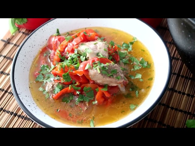 Хашлама по-армянски Густой суп из баранины с овощами